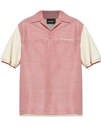 DSquared² - Polo Made Of Combined Materials - Lyst