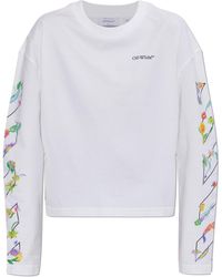 Off-White c/o Virgil Abloh - T-Shirt With Logo - Lyst