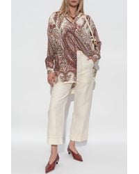 Etro - Silk Shirt With Print - Lyst