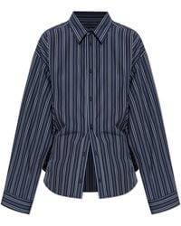 Balenciaga - Shirt With Striped Pattern - Lyst
