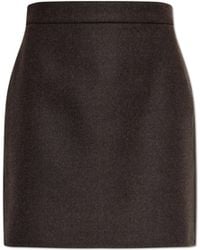 Max Mara - Wool Skirt 'Acinoso' - Lyst