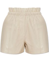 AllSaints - 'Fran' Leather Shorts - Lyst