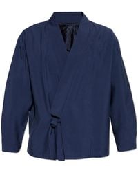 KENZO - Kimono With Logo - Lyst