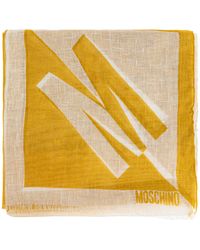 Moschino - Scarf With Logo - Lyst