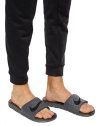 men's benassi solarsoft slide sandal
