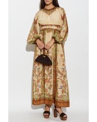 Zimmermann - Dress With Lurex Thread - Lyst
