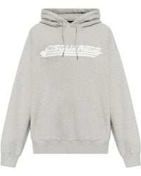 DSquared² - Cotton Logo Sweatshirt - Lyst