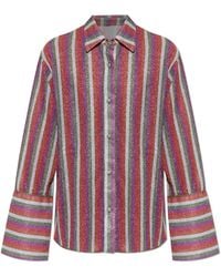 Oséree - Shirt With Lurex Thread - Lyst