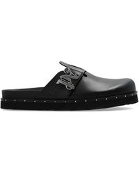 Palm Angels - 'pa Mule' Leather Slides, - Lyst