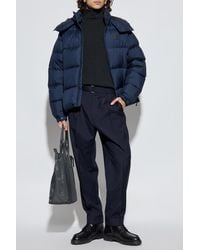 Emporio Armani - Down Jacket With Detachable Hood - Lyst