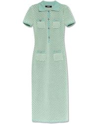 Versace - Dress With Back Slit - Lyst
