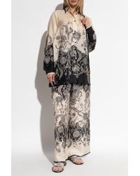 Zimmermann - Silk Shirt With Print - Lyst