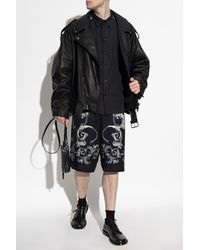 Versace Jeans Couture - Shorts With Barocco Print - Lyst