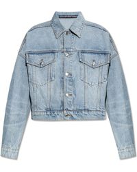 Alexander Wang - Loose-Fit Denim Jacket - Lyst