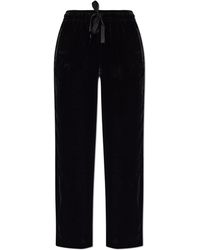 Zadig & Voltaire - Velour Trousers 'Poma' - Lyst