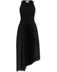 McQueen - Dress With Pleated Skirt - Lyst