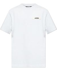 Jacquemus - T-Shirt With Logo Patch - Lyst