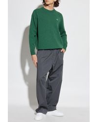 Lacoste - Sweater With Logo Patch - Lyst