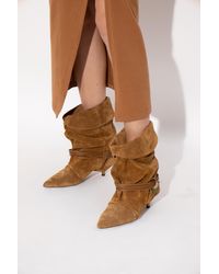Isabel Marant - Suede Heeled Ankle Boots 'Edrika' - Lyst