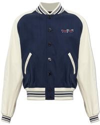 KENZO - Jacket With Embroidered Logo - Lyst