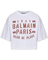 Balmain - Short Oversize T-Shirt - Lyst