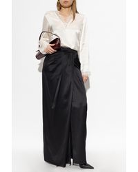 Max Mara - Silk 'Camera' Skirt - Lyst