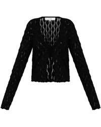 FRAME - Cardigan With Decorative Tie - Lyst
