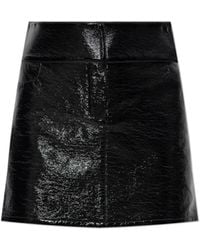 Courreges - Short Skirt Made Of Eco Leather - Lyst