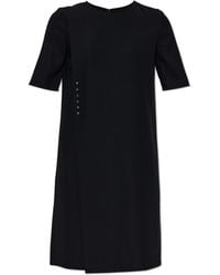 Emporio Armani - Dress With A Pleat - Lyst