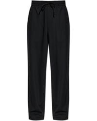 Ami Paris - Wool Wide-Leg Trousers - Lyst