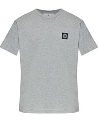 Stone Island - T-Shirt With Logo - Lyst