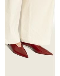 Jil Sander - Leather Heeled Shoes - Lyst