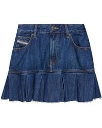 DIESEL - Denim Skirt 'De-Reen' - Lyst
