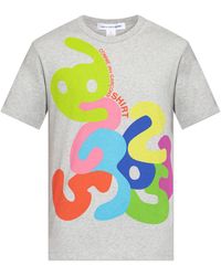 Comme des Garçons - T-Shirt With Colorful Print - Lyst
