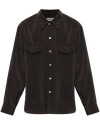 Lemaire - Silk Shirt With Pockets - Lyst