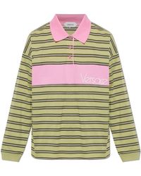 Versace - Long-Sleeve Polo - Lyst