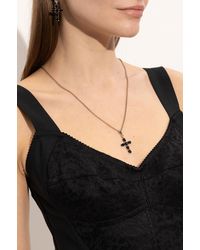 Dolce & Gabbana - Necklace With A Religious Motif - Lyst