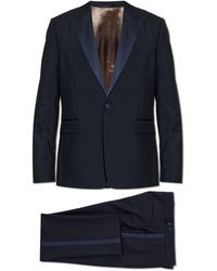 Paul Smith - Wool Suit With Double Vent - Lyst
