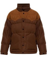 Ami Paris - Down Jacket With A High Collar - Lyst