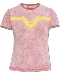 DIESEL - T-Shirt T-Uncutie-Long-Q3 - Lyst
