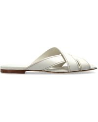 Tod's - Leather Slides - Lyst