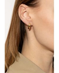 Bottega Veneta - Twist Hoop Earrings - Lyst