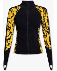 Versace - Training Sweatshirt With Baroque Pattern, - Lyst