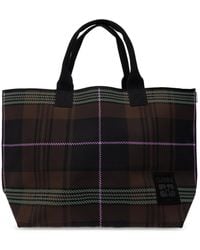 Ganni - Logo Patch Tote Bag - Lyst