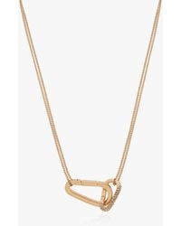 AllSaints - Brass Necklace - Lyst