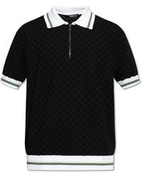 Versace - Logo-embroidered Polo Shirt, - Lyst