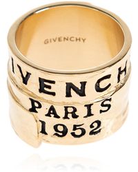 Givenchy - Ring With Engraved Logo - Lyst