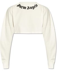 Palm Angels - Short T-Shirt With Long Sleeves - Lyst