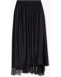 Balenciaga - Lace-trimmed Skirt - Lyst