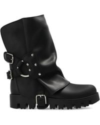 Dolce & Gabbana - Ankle Boots With Buckles - Lyst